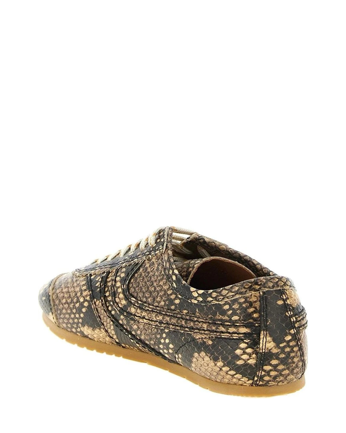 Dries Van Noten Sneakers in beige, Calfskin Leather β view 4