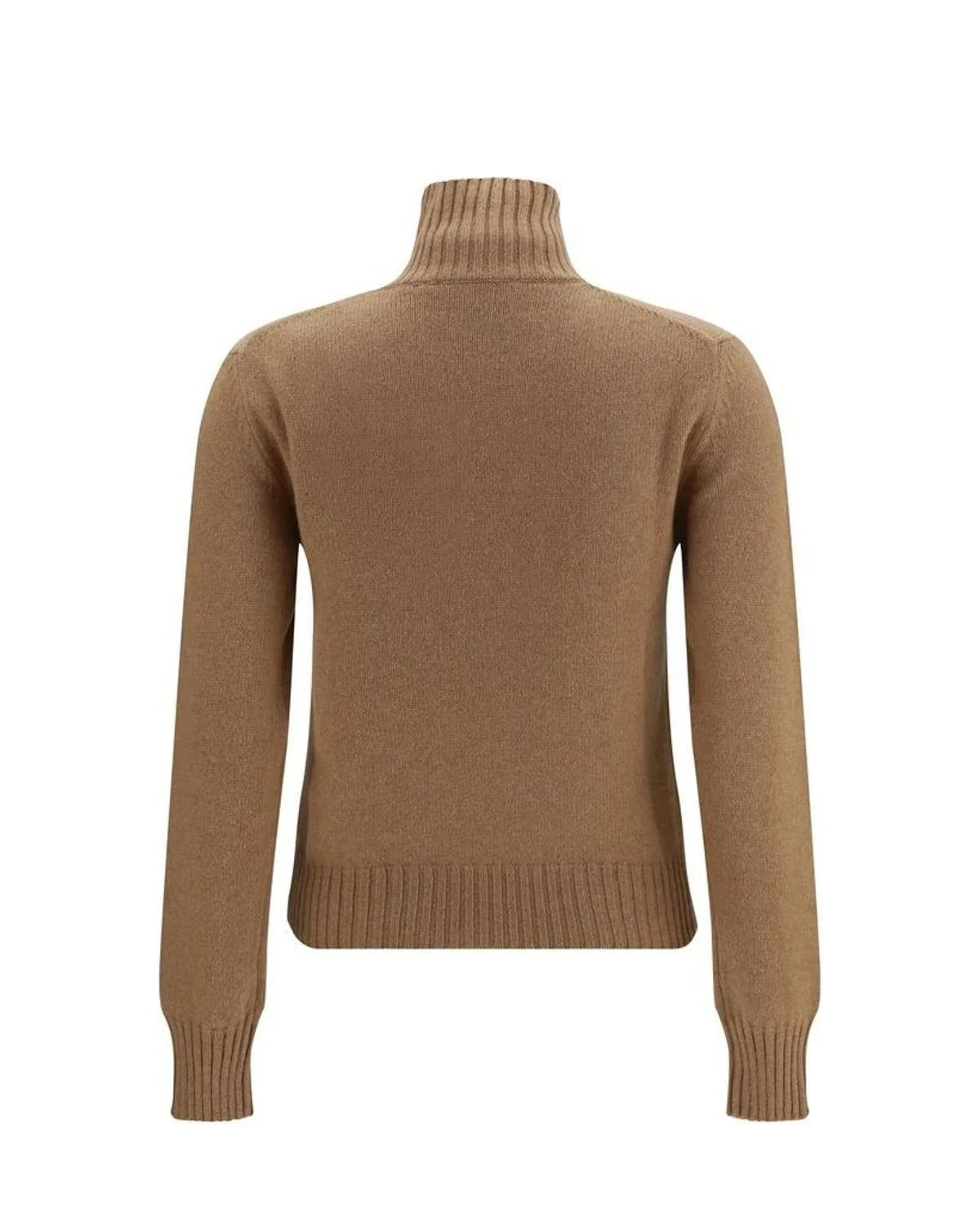 Ami Paris Sweater in brown, Kashmir — view 2