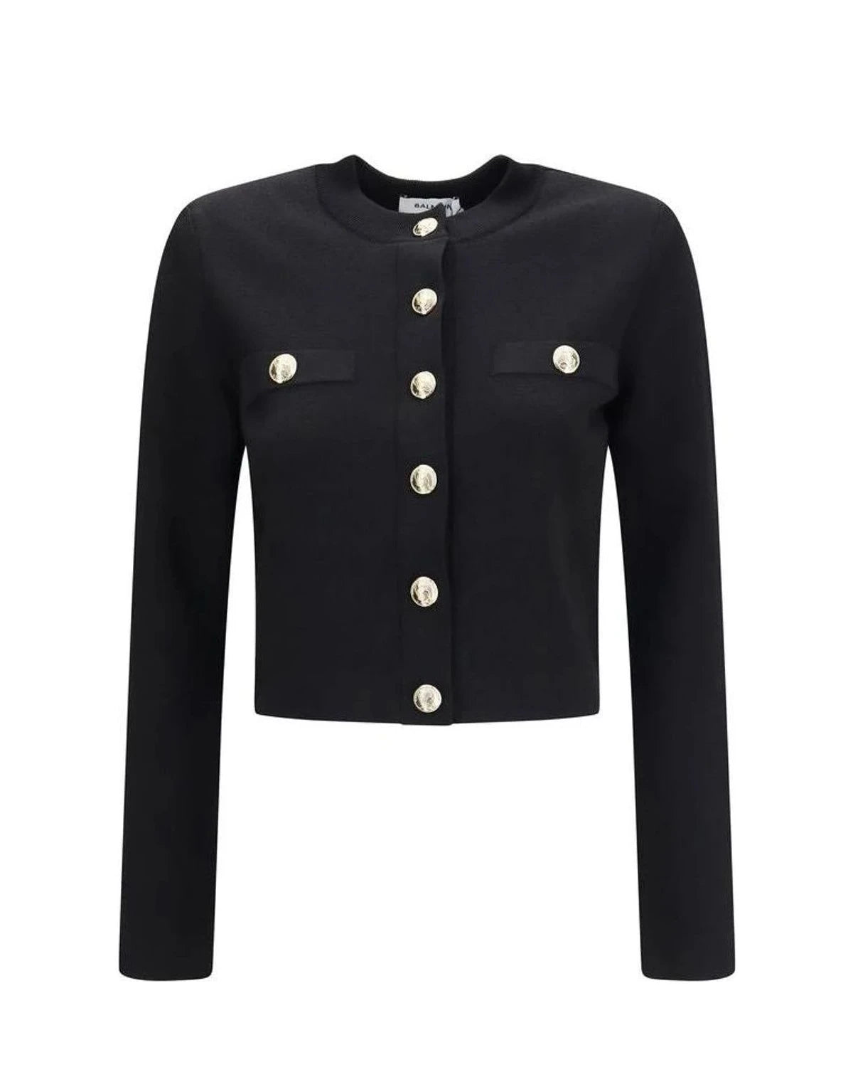 Balmain Cardigan in black, Viscose