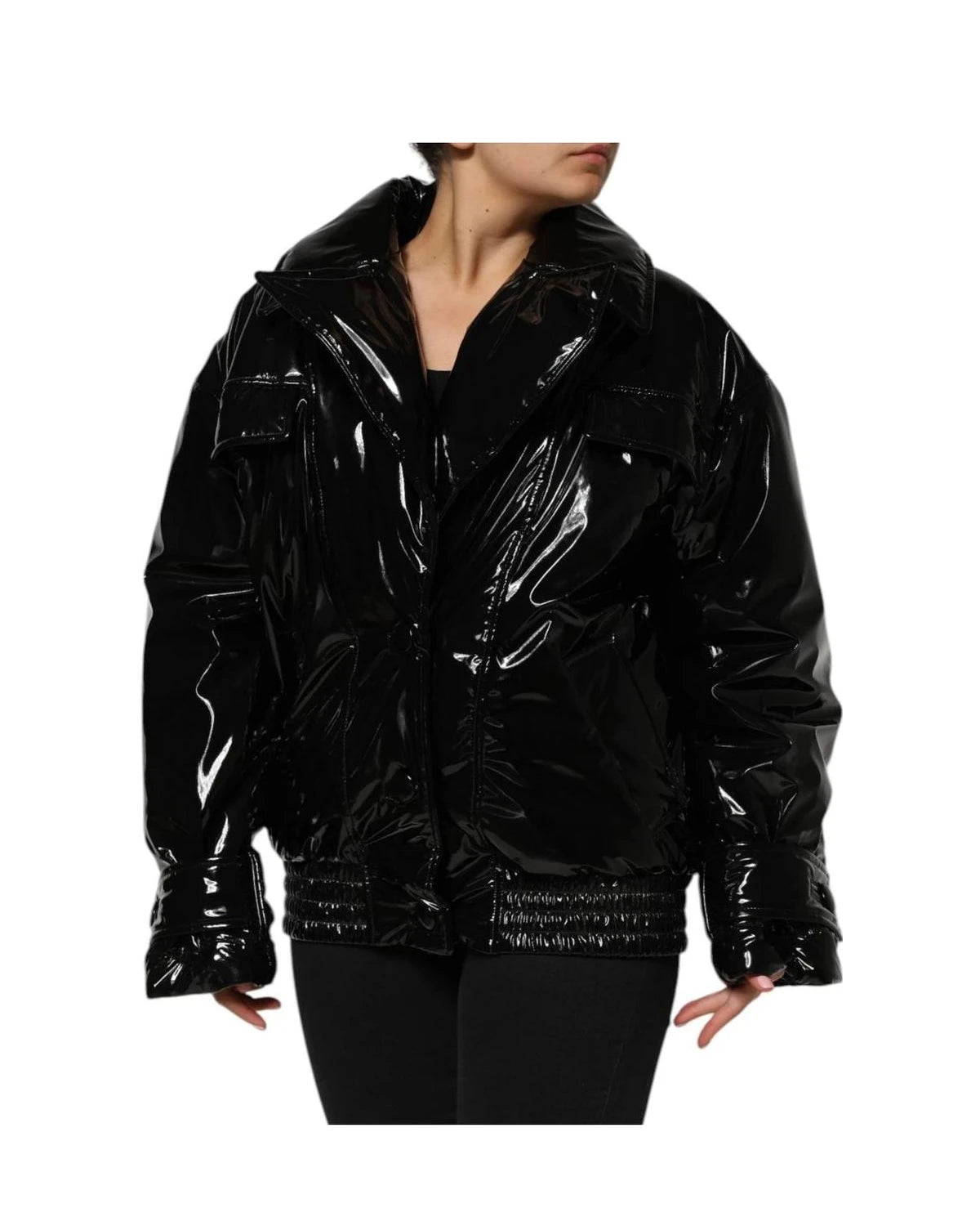 Dolce & Gabbana Bomber Jacket in black, Polyester โ view 3