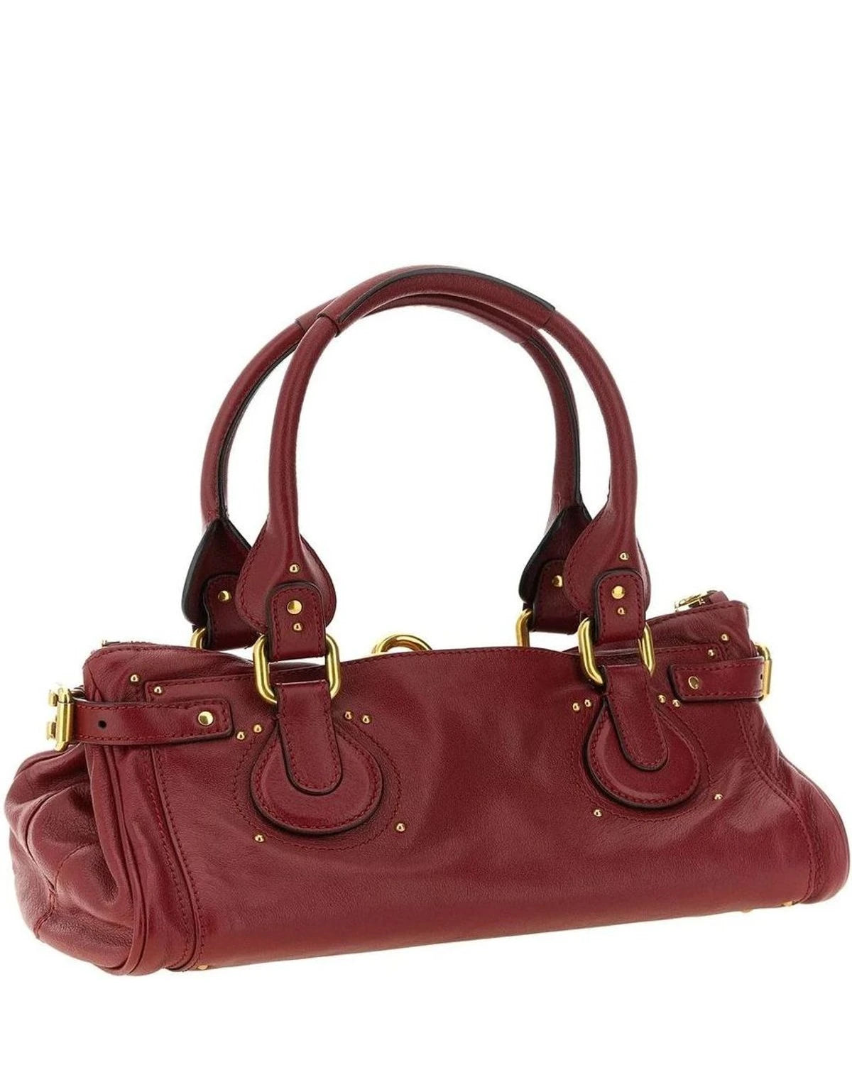 Chloé Satchel Bag in red — view 2