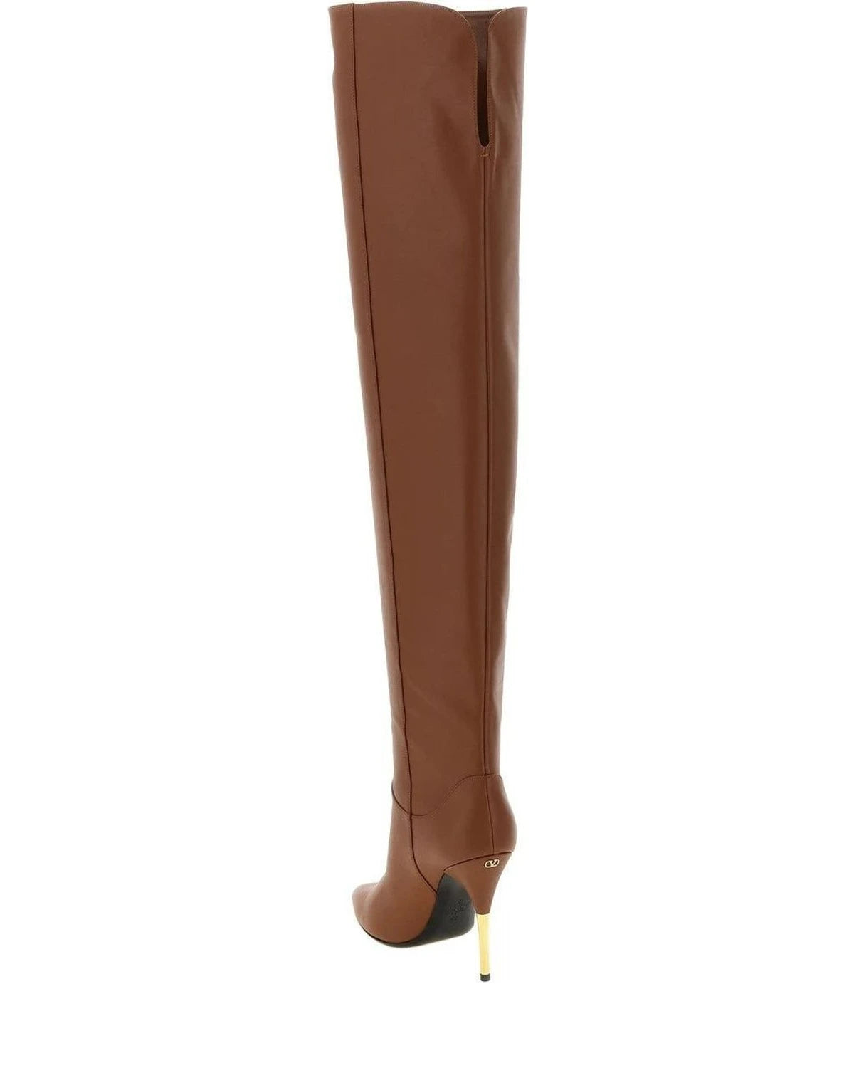 Valentino Garavani Knee High Boots in brown — view 3