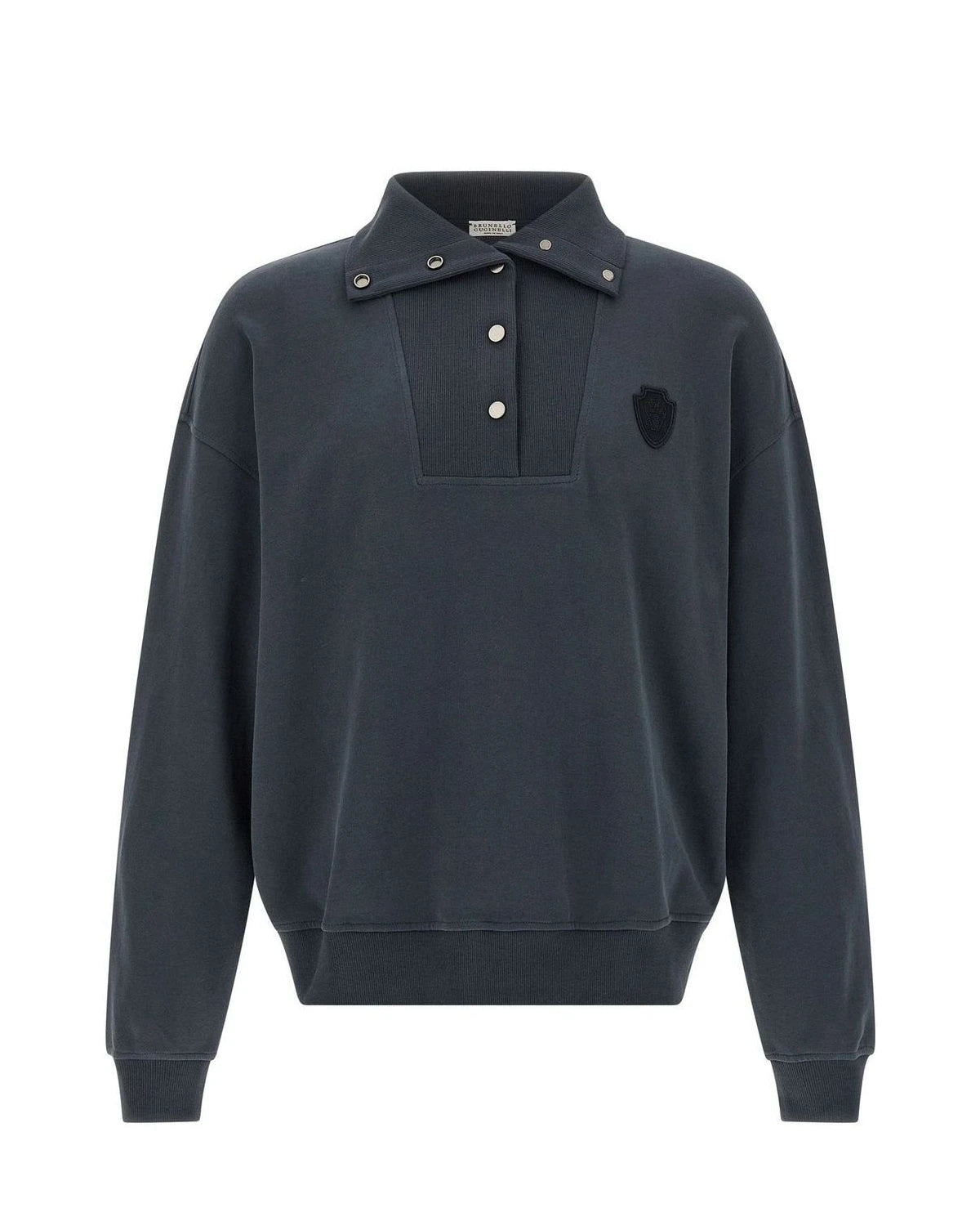 Brunello Cucinelli Sweatshirt in blue, Cotton