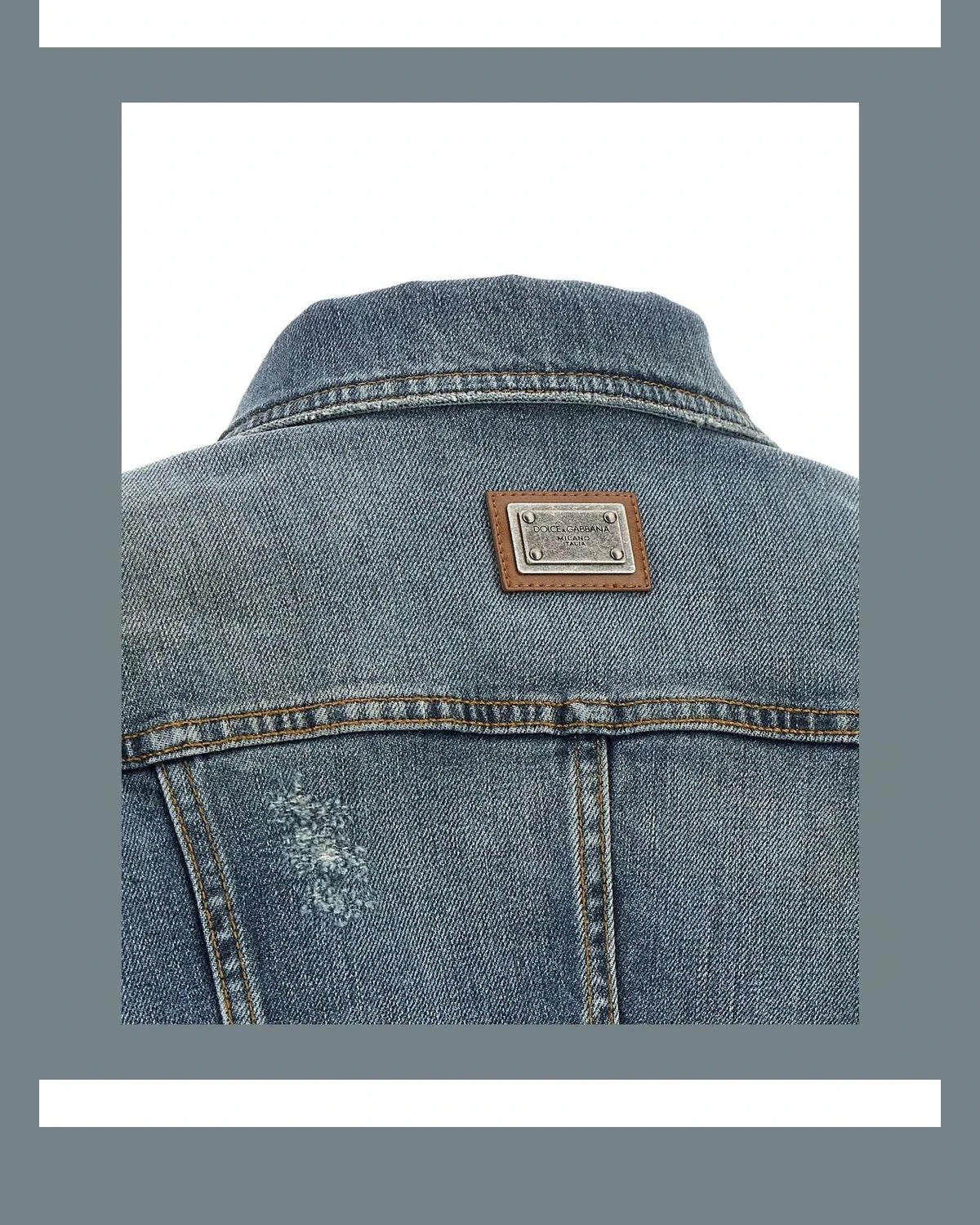 Dolce & Gabbana Trucker Jacket in blue — view 5