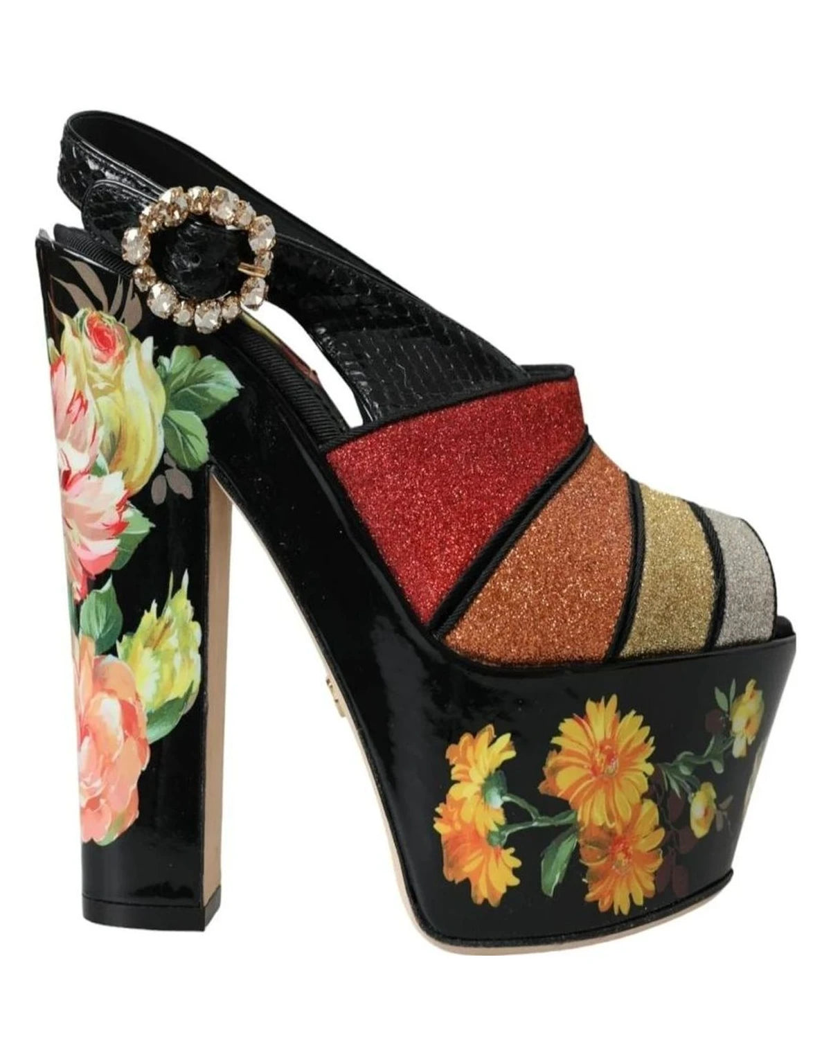 Dolce & Gabbana Sandals in multicolor, Lurex