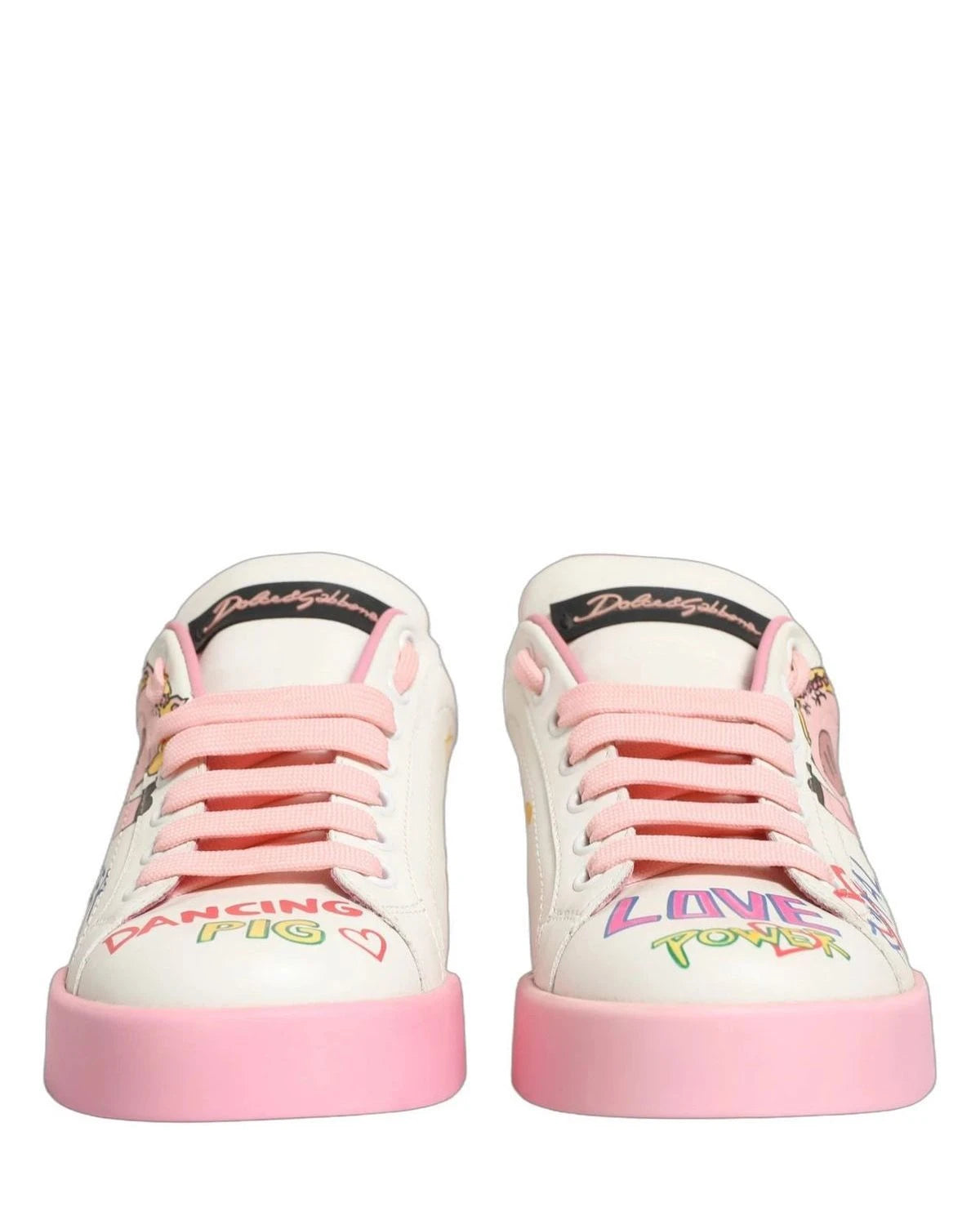 Dolce & Gabbana Sneakers in white, Calf Leather — view 2