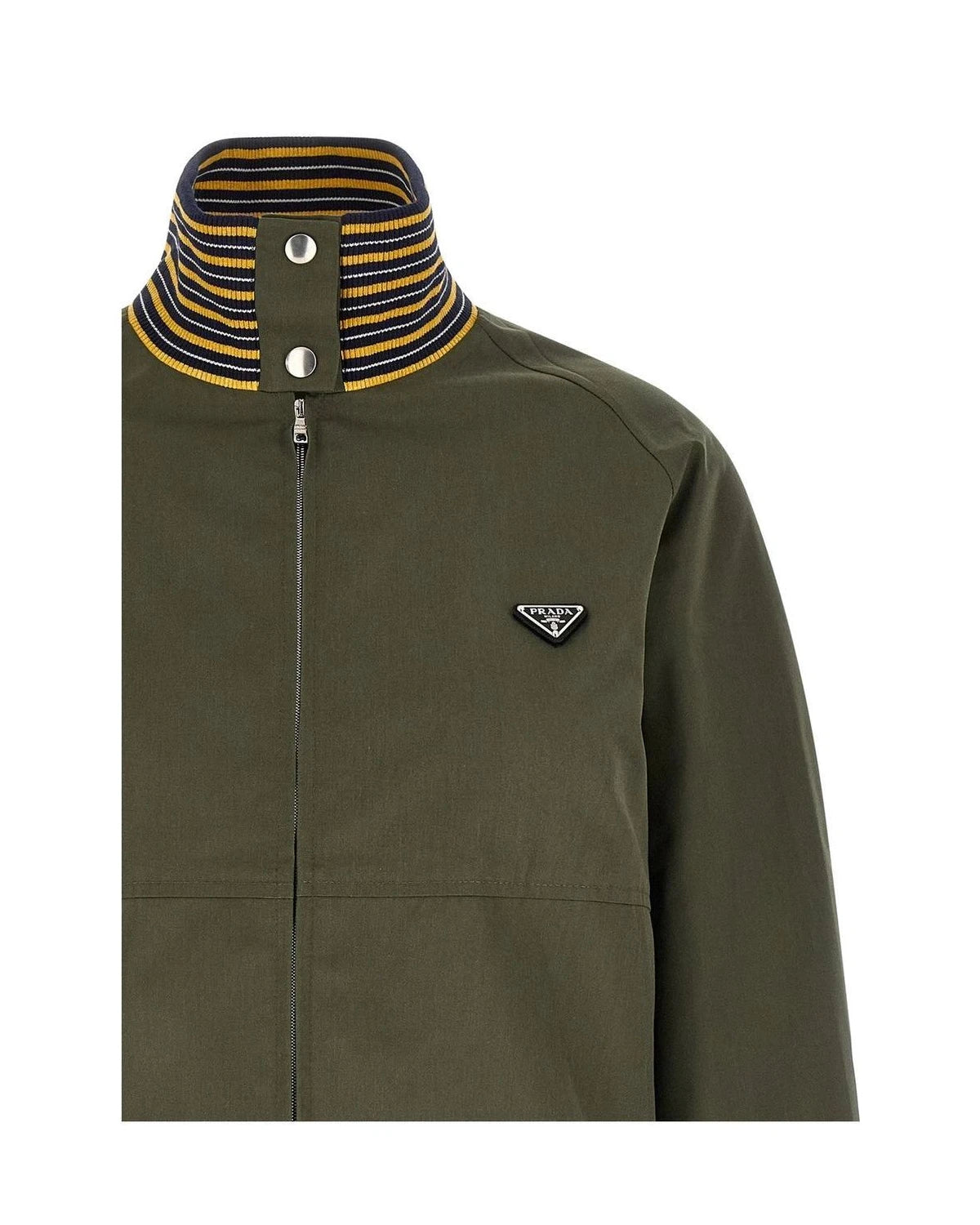 Prada Bomber Jacket in green — view 3