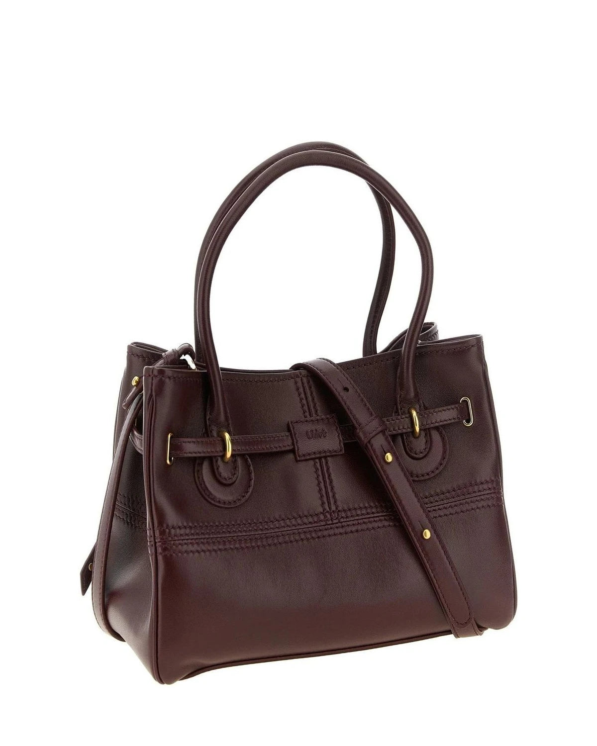 Chloé Satchel Bag in red — view 2