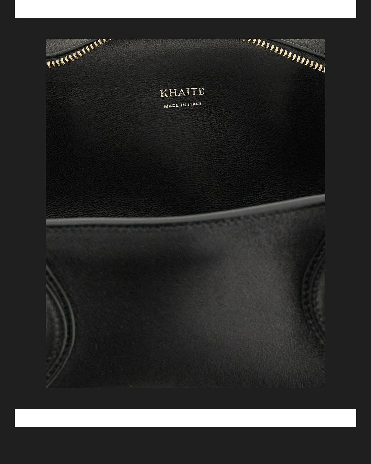 Khaite Shoulder Bag in black, Lamb Leather — view 4