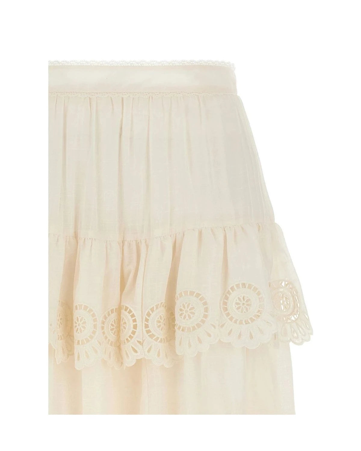 Zimmermann Skirt in white, Cotton — view 3