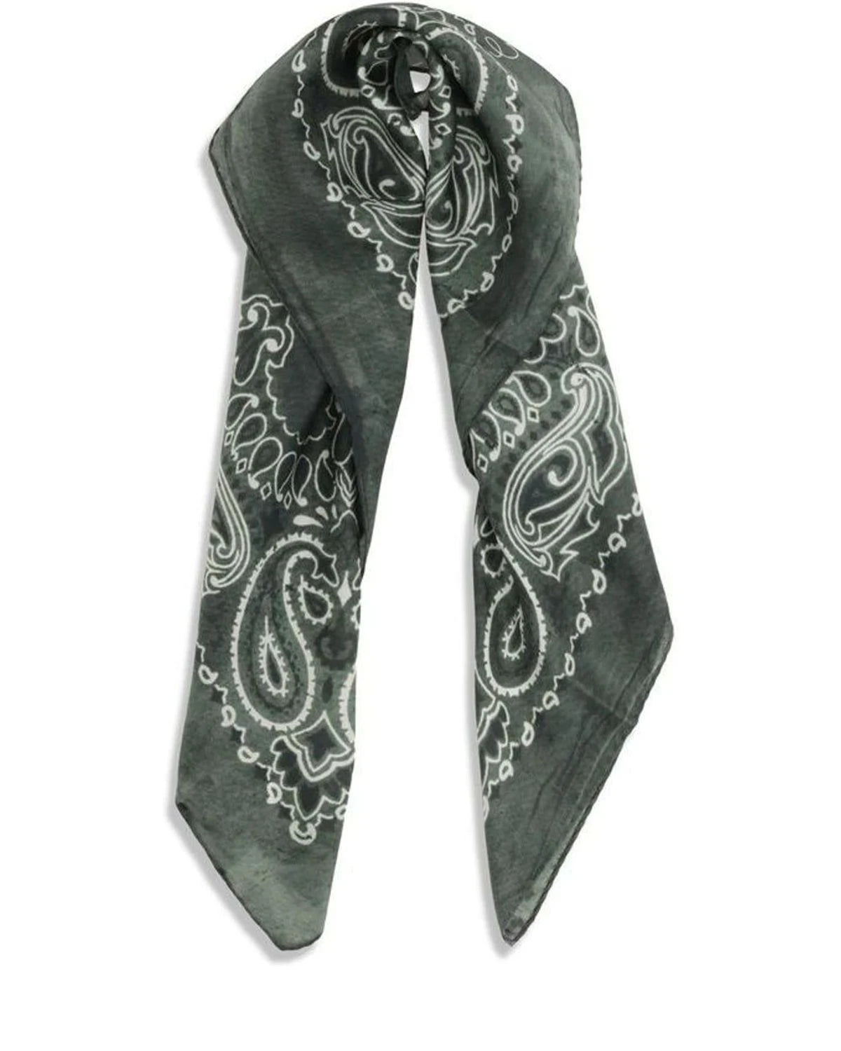 Golden Goose Scarves & Shawl in green, Silk — view 2