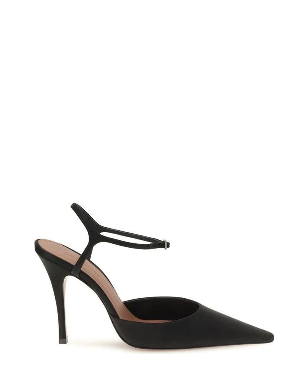 Amina Muaddi Pumps in black, Silk Satin