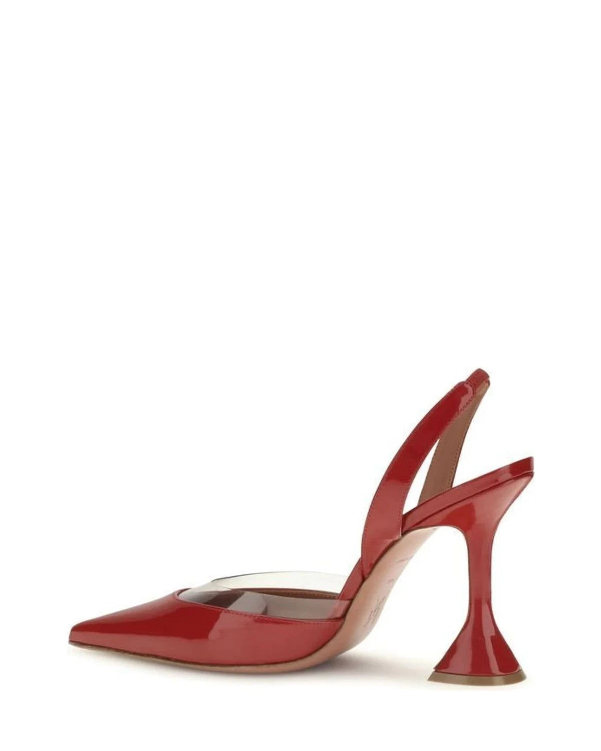 Amina Muaddi Pumps in red, Goatskin β view 3