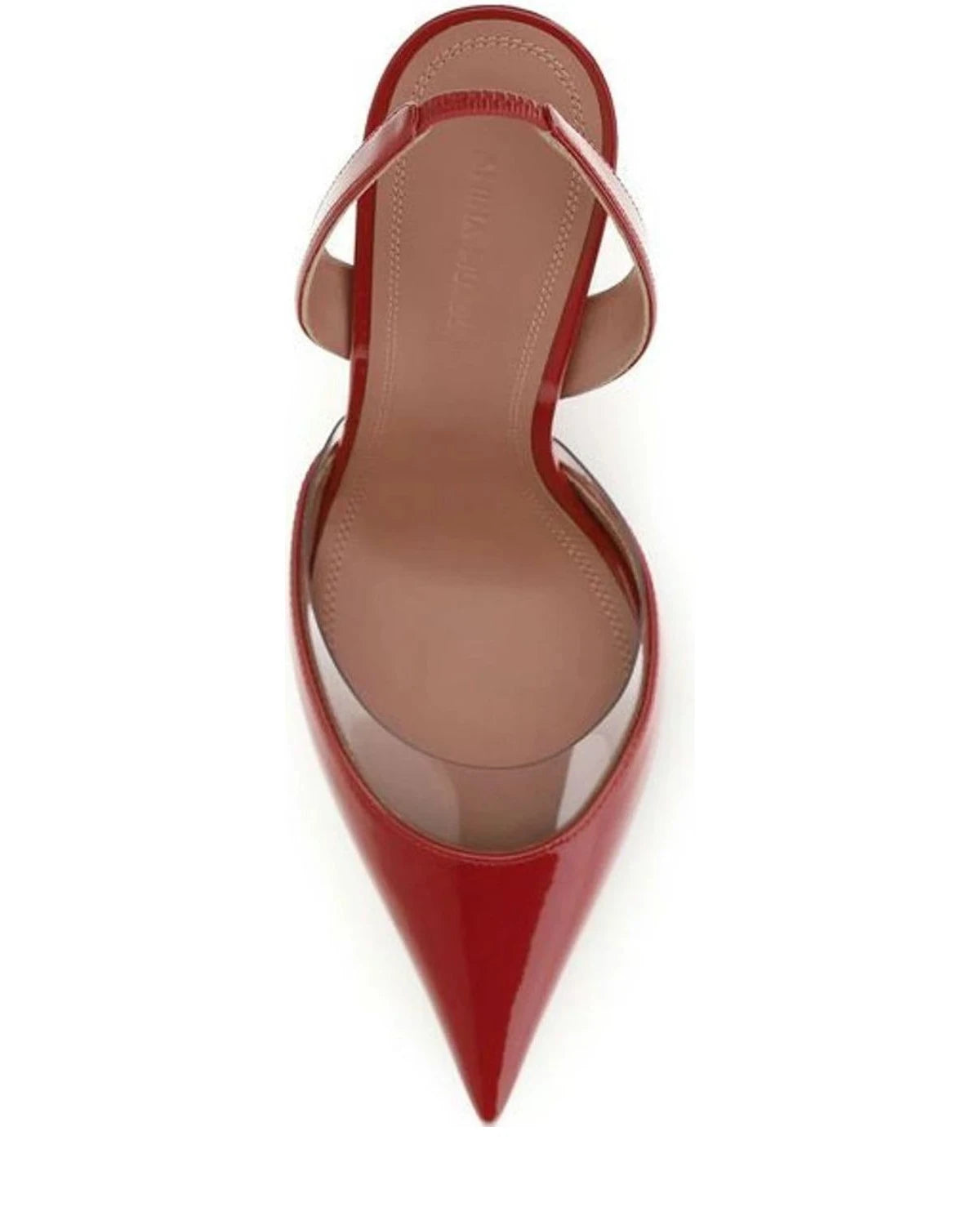 Amina Muaddi Pumps in red, Goatskin β view 4