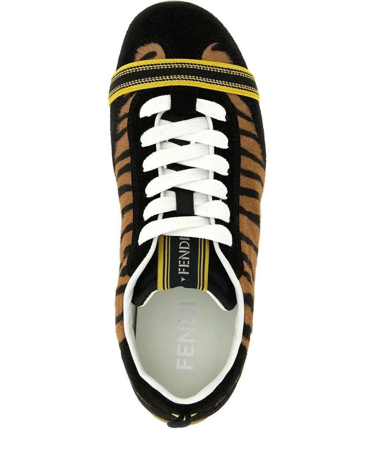 Fendi Sneakers in brown, Calfskin Leather — view 4