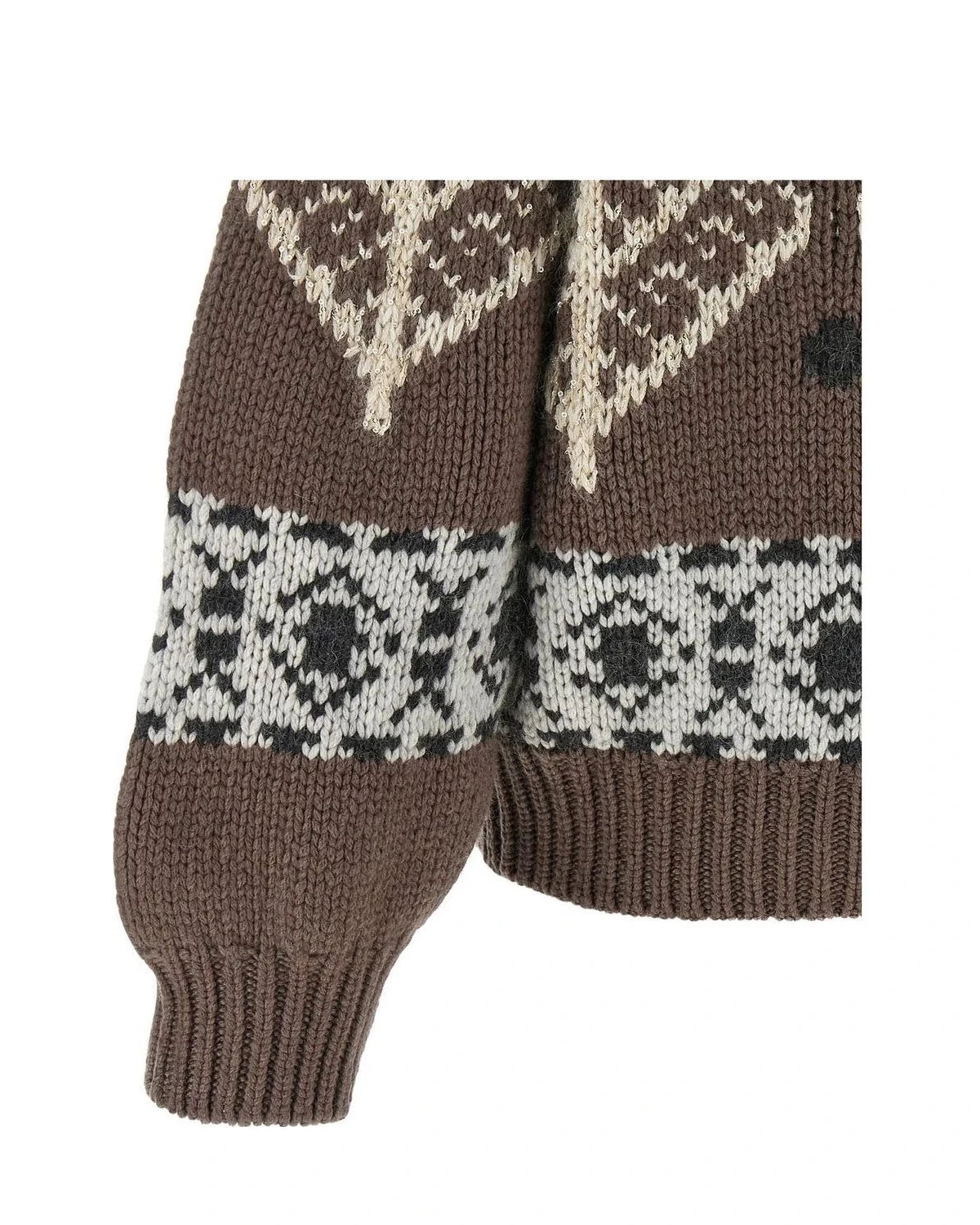 Brunello Cucinelli Sweater in brown, Cashmere — view 4