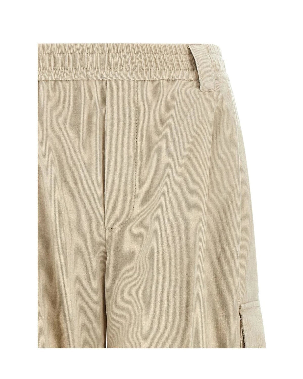 Brunello Cucinelli Cargo Pant in beige, Cotton — view 3