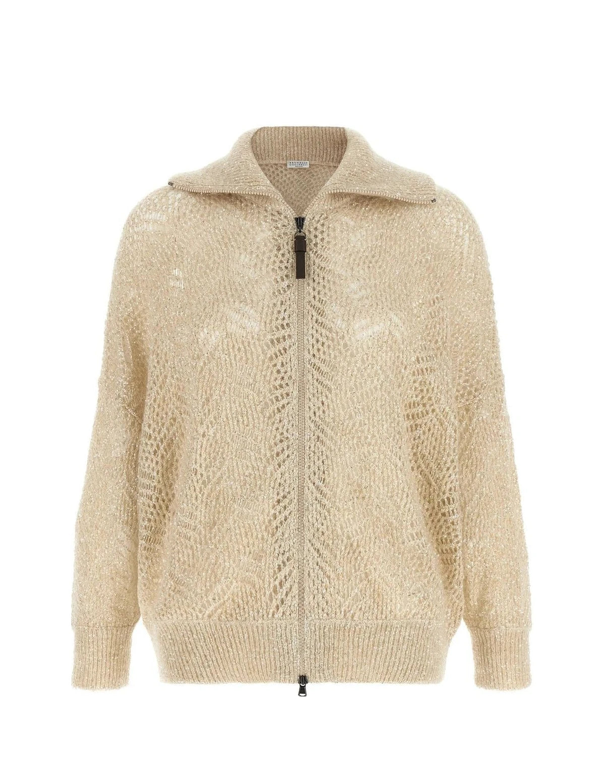 Brunello Cucinelli Cardigan in beige, Polyamide