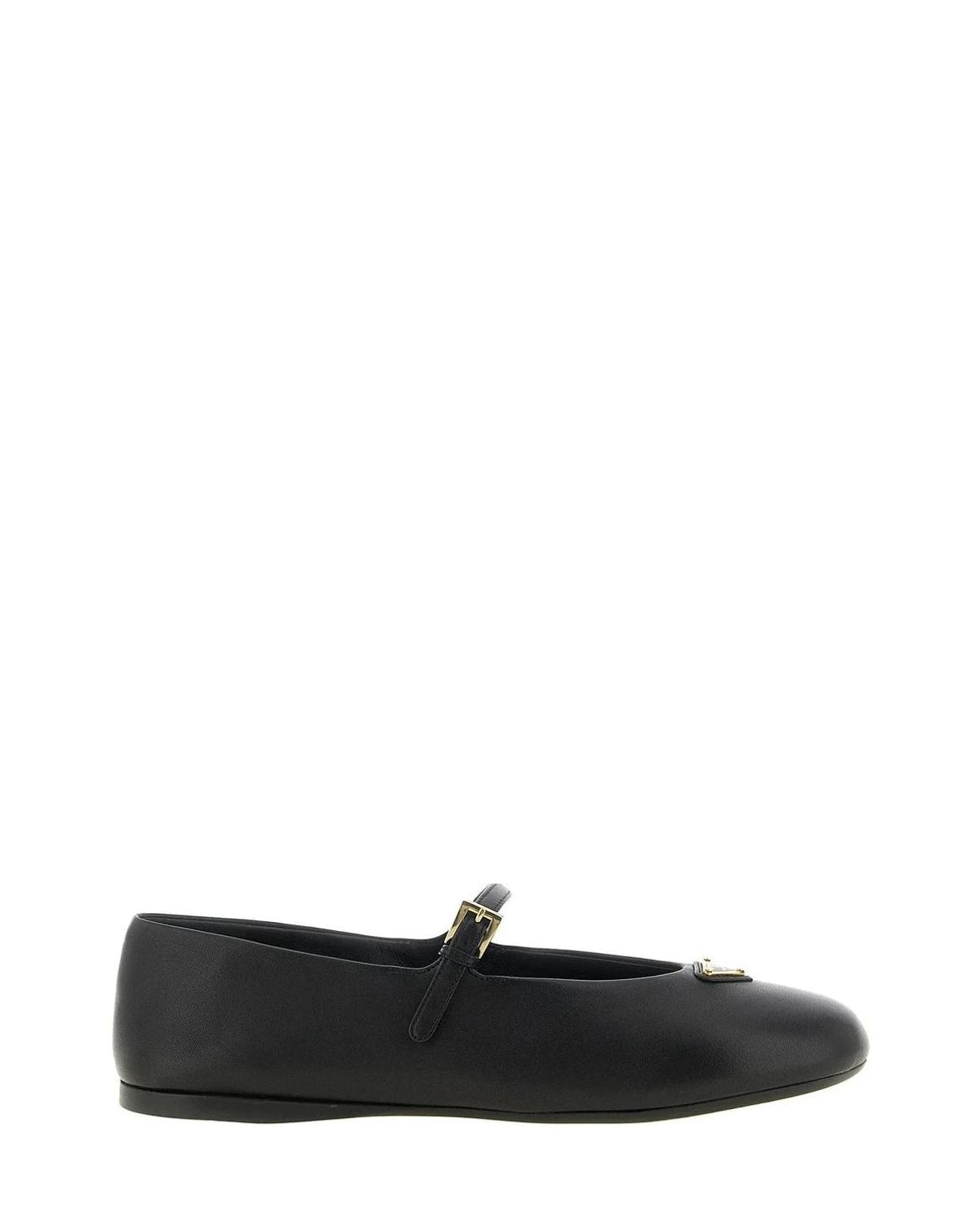 Prada Ballet Flats in black, Lamb Leather