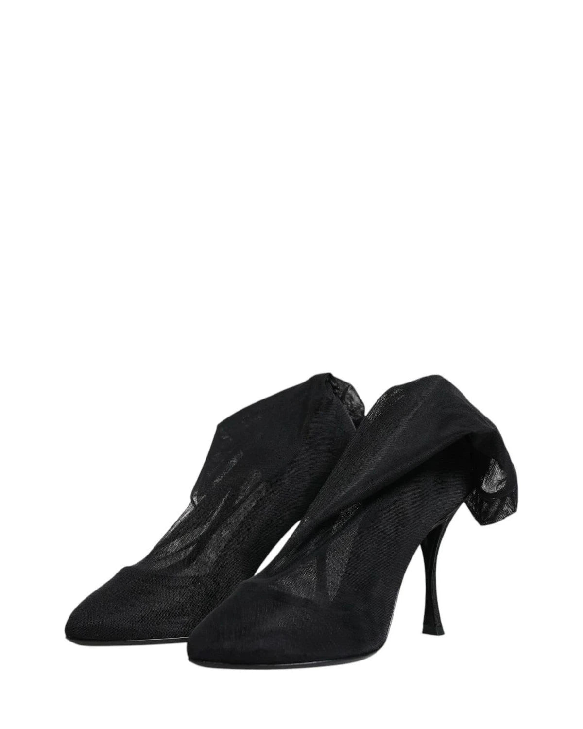 Dolce & Gabbana Boots in black, Silk — view 4