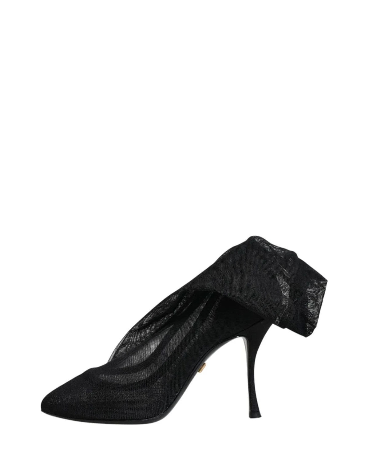 Dolce & Gabbana Boots in black, Silk — view 6