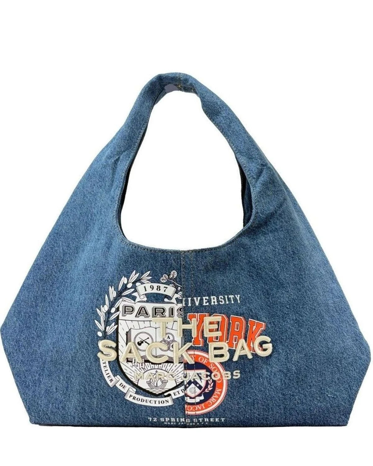 Marc Jacobs Hobo Bag in gold, Denim