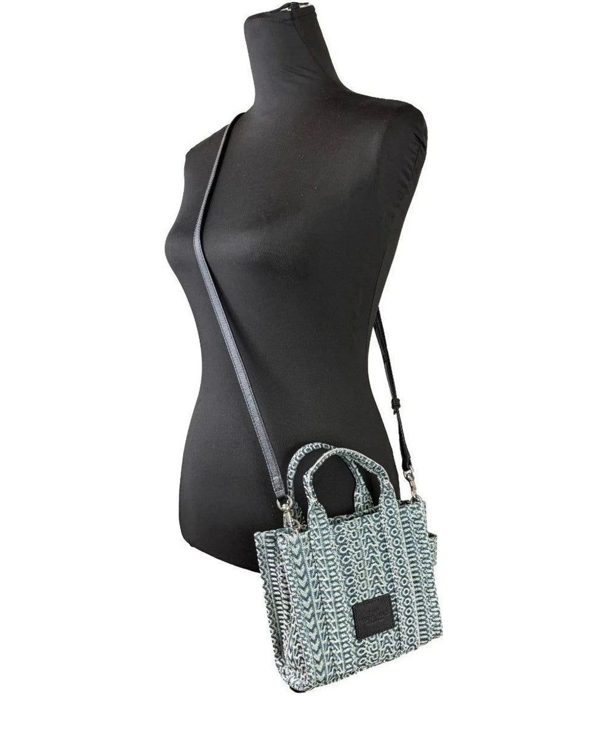 Marc Jacobs Tote Bag in silver, Woven Jacquard — view 4