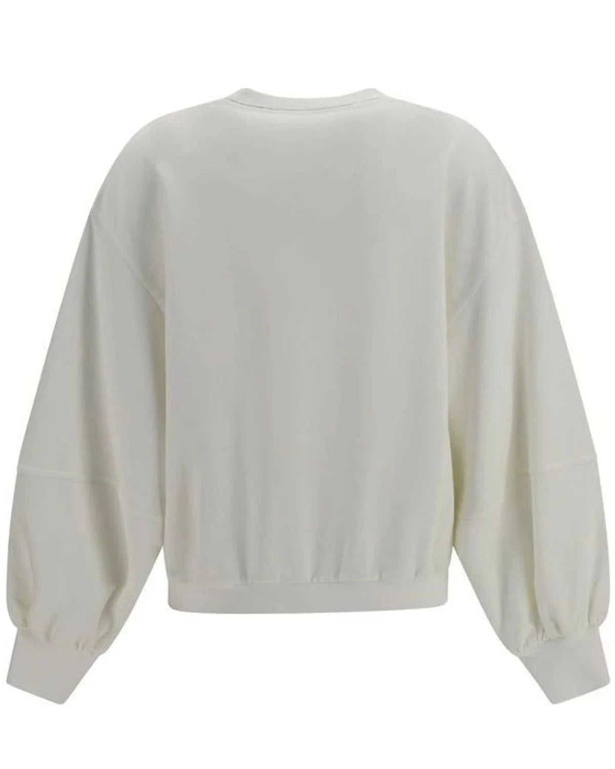 Brunello Cucinelli Sweatshirt in white, Cotton — view 2