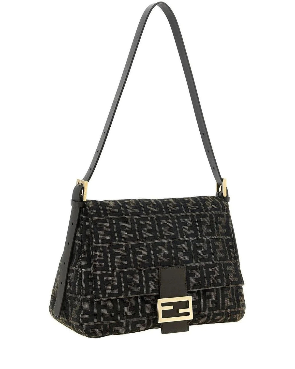 Fendi Shoulder Bag in brown, Polyester — view 3