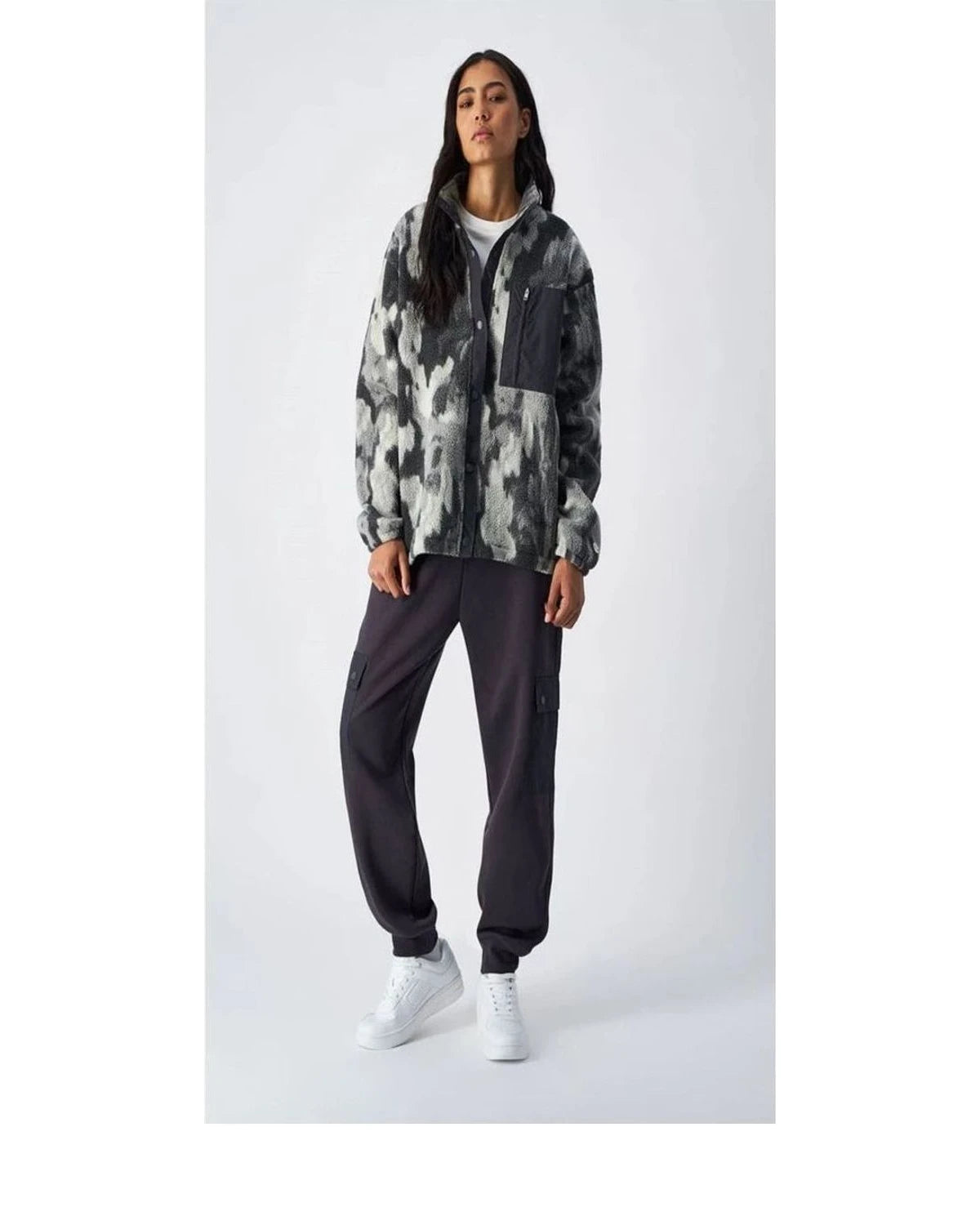 Champion Jacket in beige, Polyester — view 4