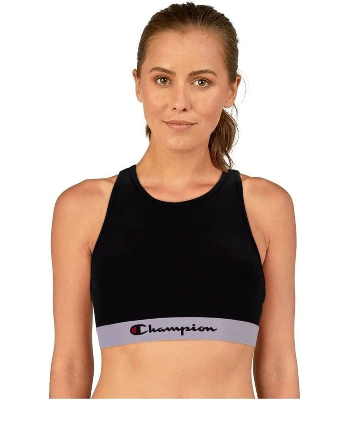 Champion Sports Bra in black, Polyester — view 3