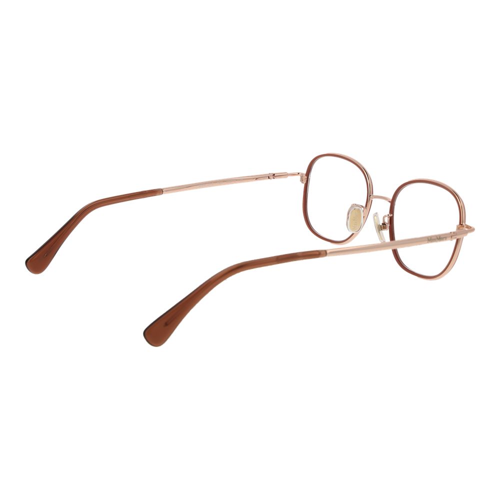 Max Mara Rose Gold Women Optical Frame Glam Steals