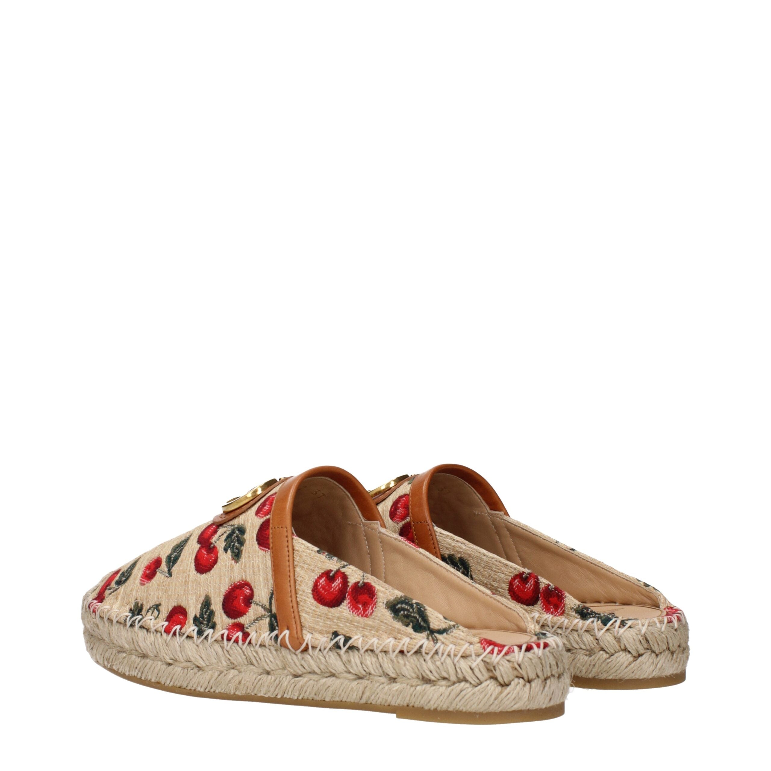 Valentino Beige Garavani Raffia Slippers Sandals Glam Steals