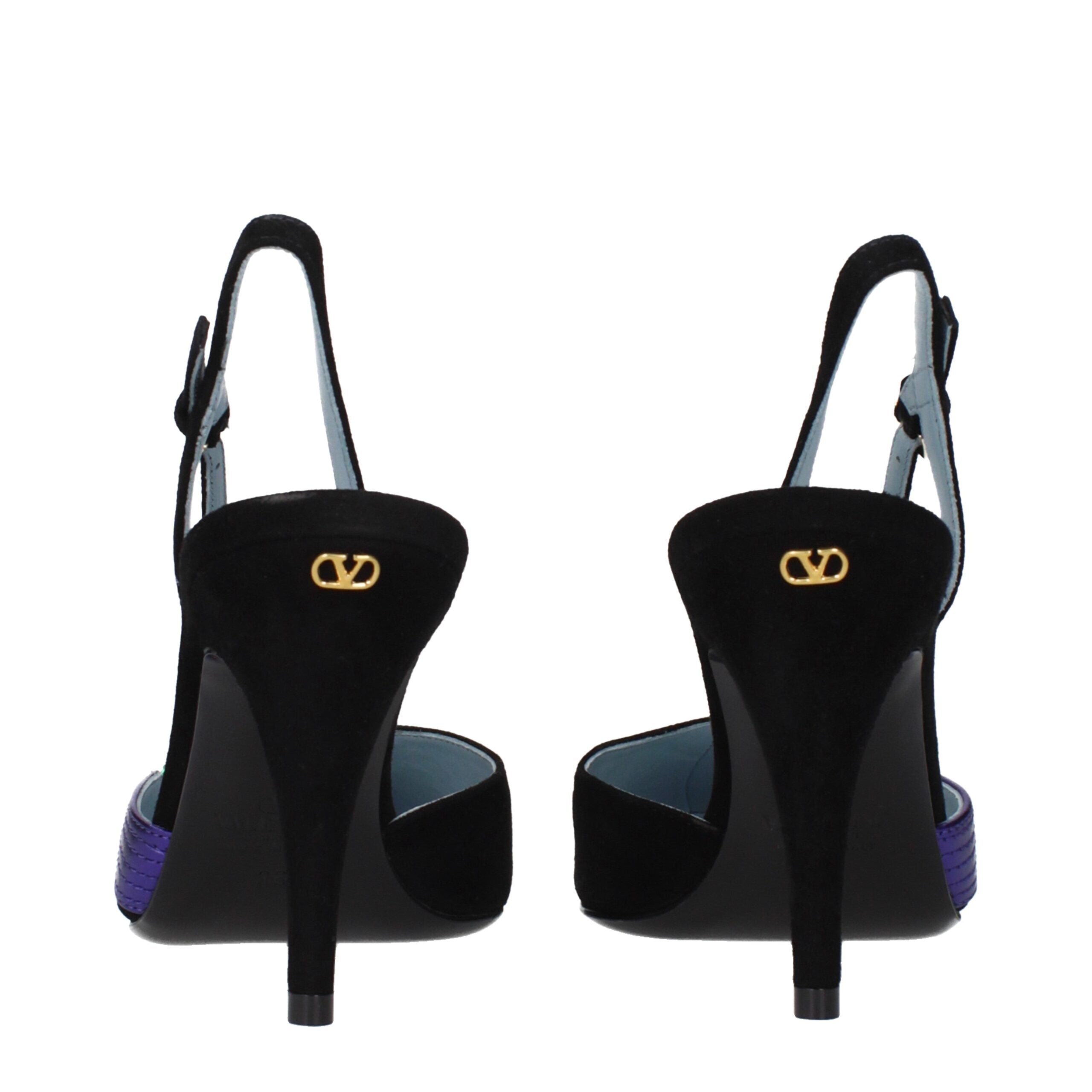 Valentino Black Leather Garavani High Heel Pumps Glam Steals