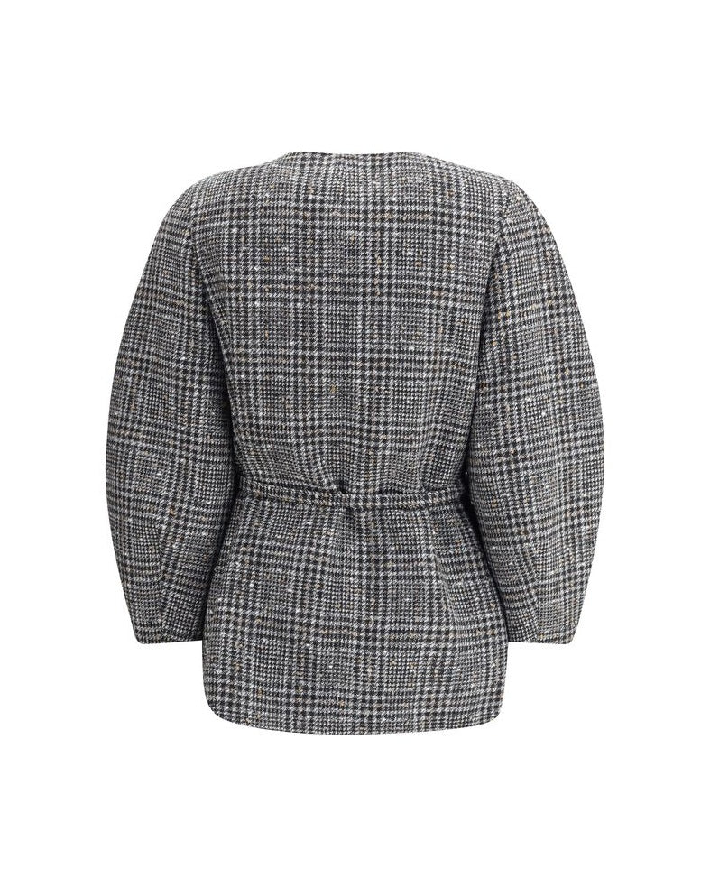 Fendi Wool and cotton tweed Blouson Jacket Glam Steals