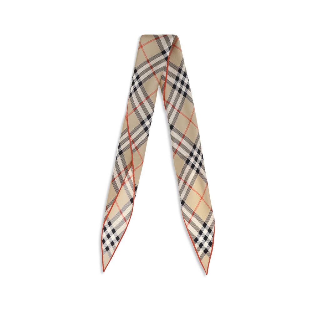 Burberry Beige Silk Scarf Glam Steals