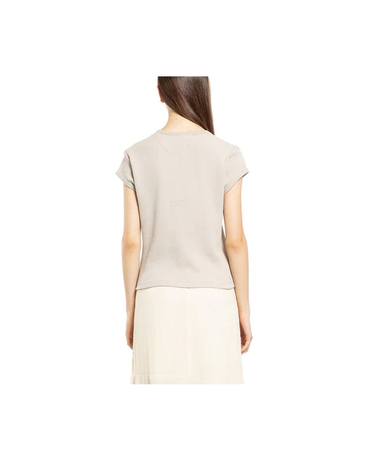 Acne Studios Beige Cotton T-shirt Glam Steals