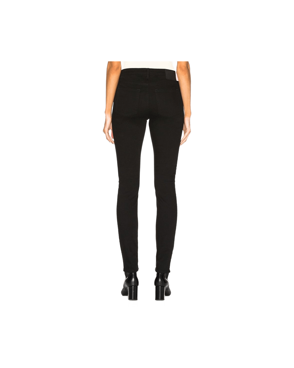 Acne Studios Black Cotton Skinny Jeans Glam Steals