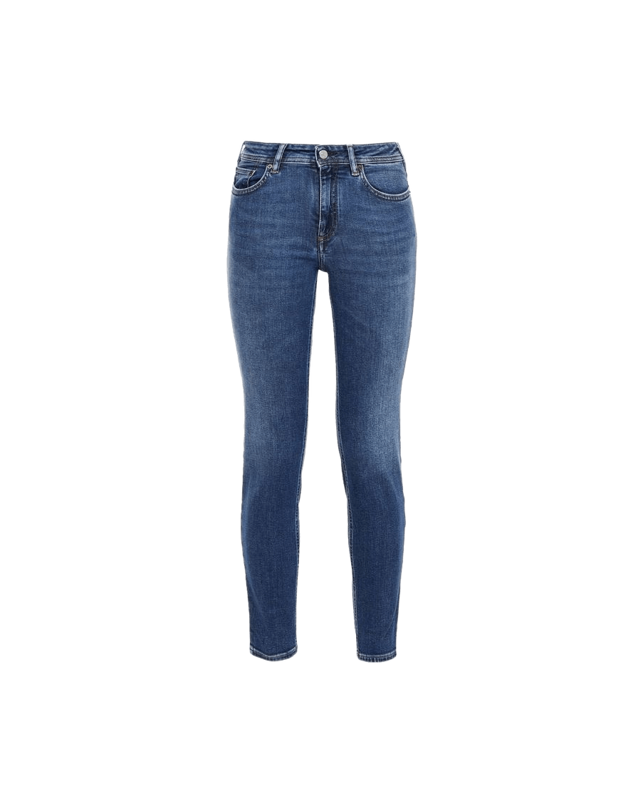 Acne Studios Blue Cotton Skinny Jeans Glam Steals