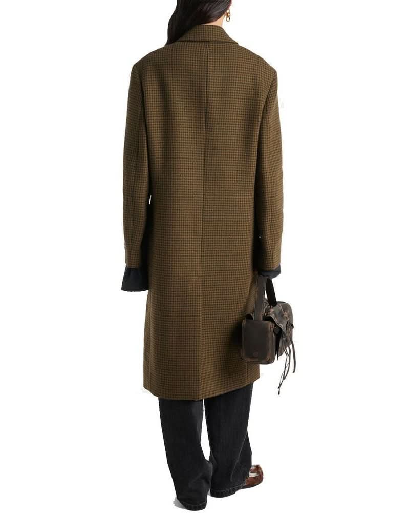 Acne Studios Brown Fibers Coat Glam Steals