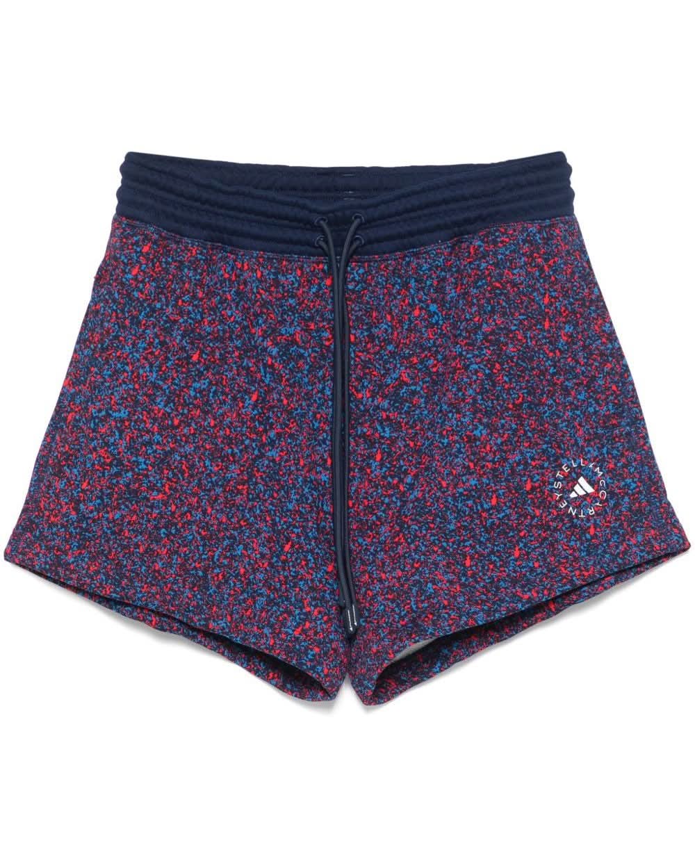 Adidas By Stella Mccartney Cotton Shorts Glam Steals