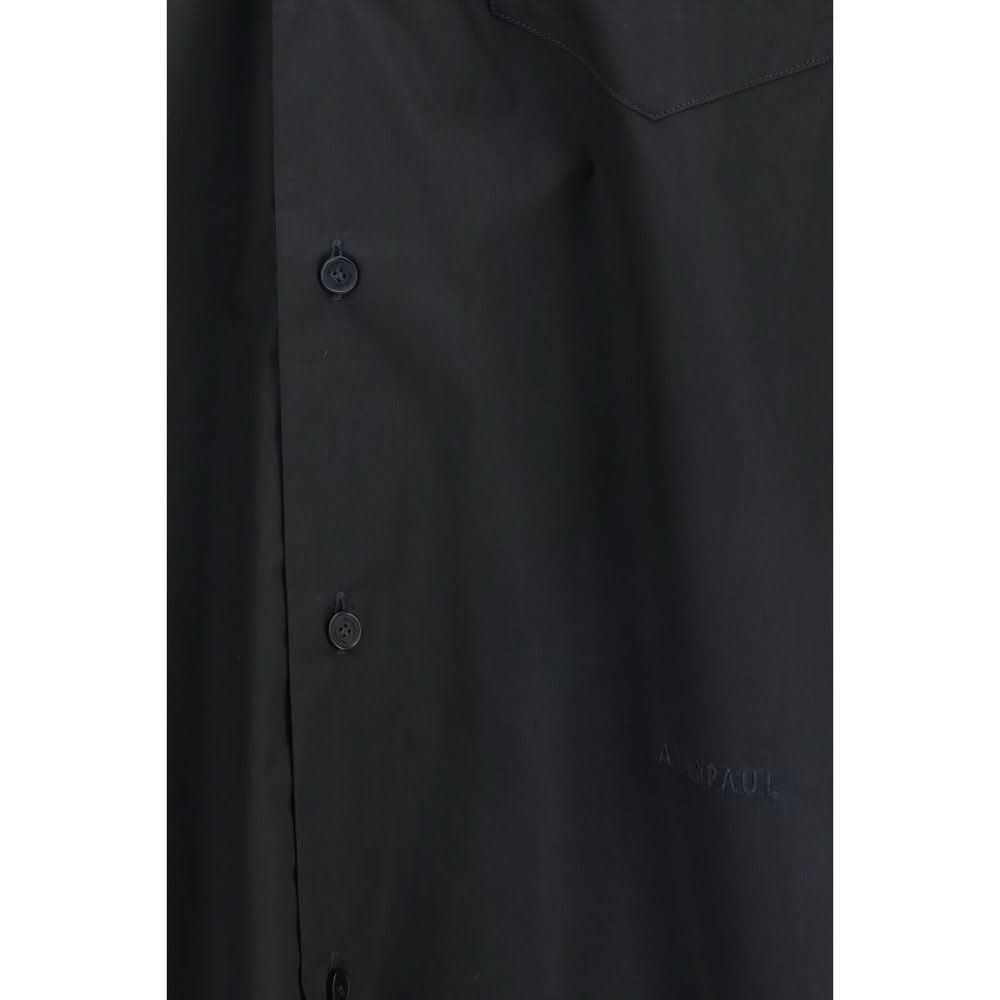 Alainpaul Black Cotton Shirt Glam Steals