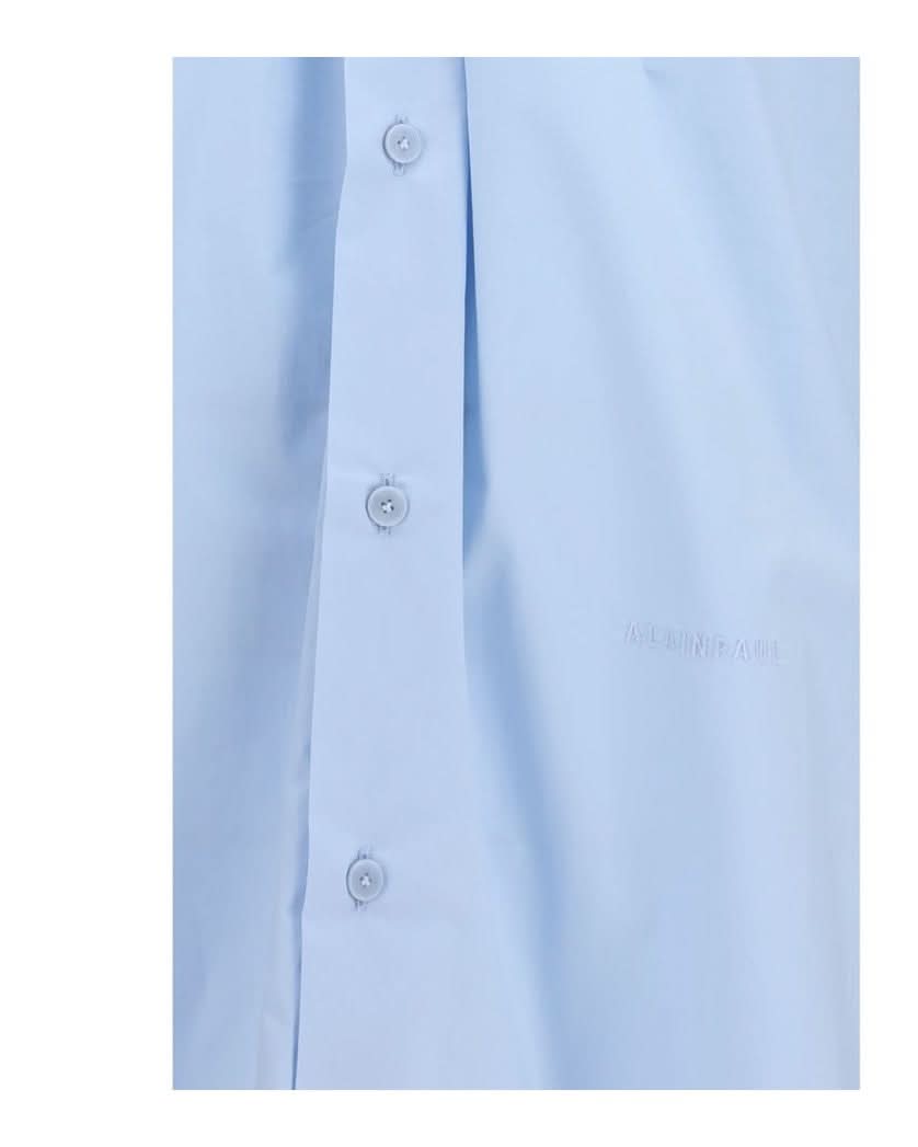 Alainpaul Blue Cotton Dress Shirt Glam Steals