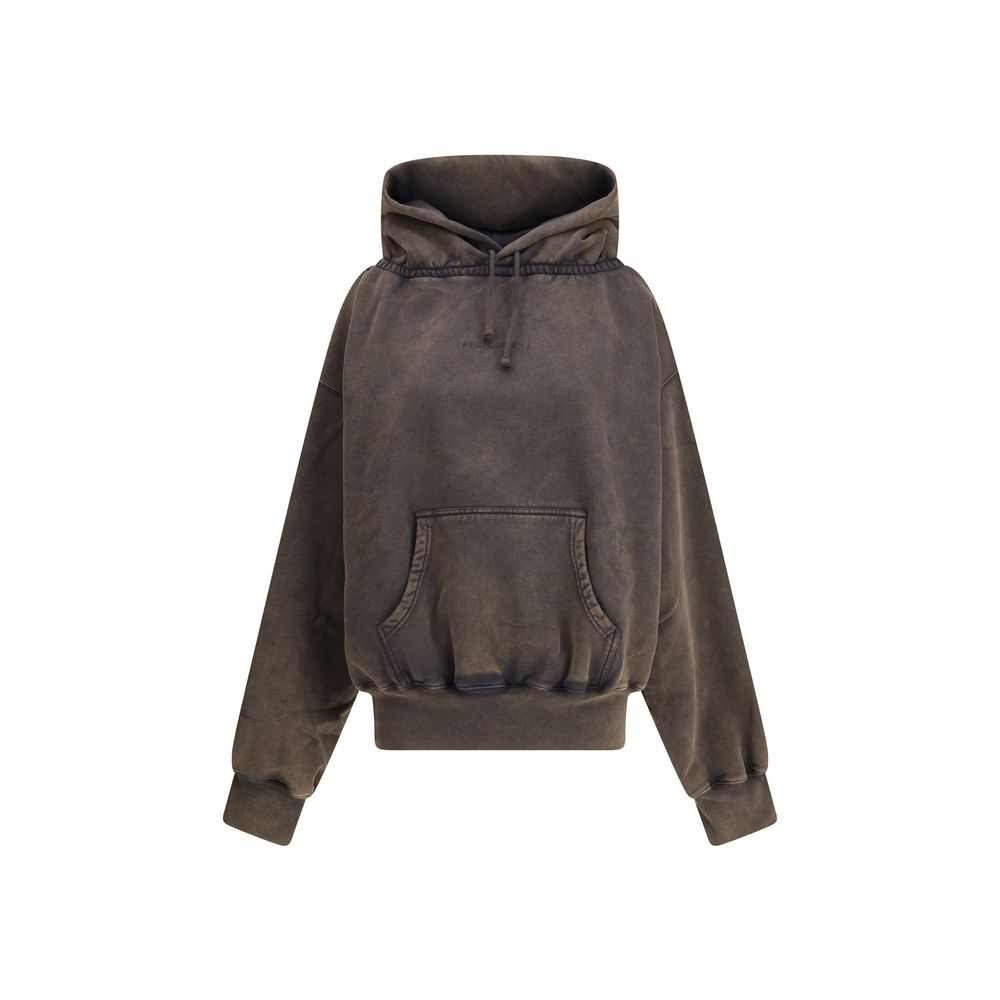 Alainpaul Gathered Neckline Hoodie Glam Steals