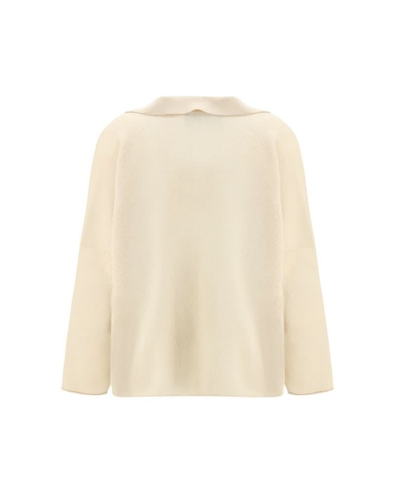 Alanui Beige Cashmere Polo Shirt Polos