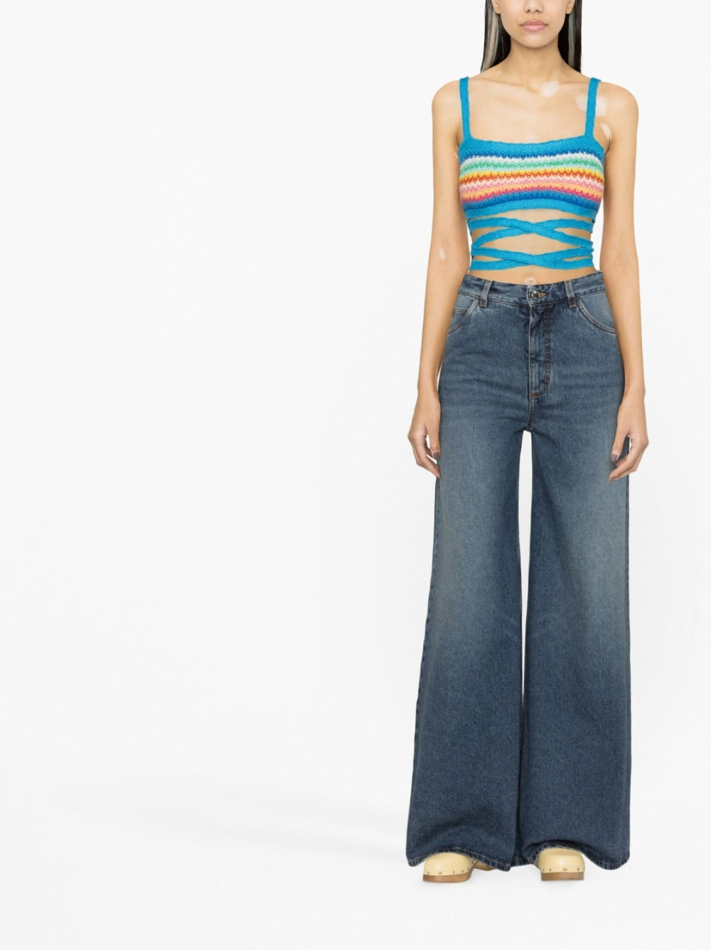 Alanui Blue Top Glam Steals