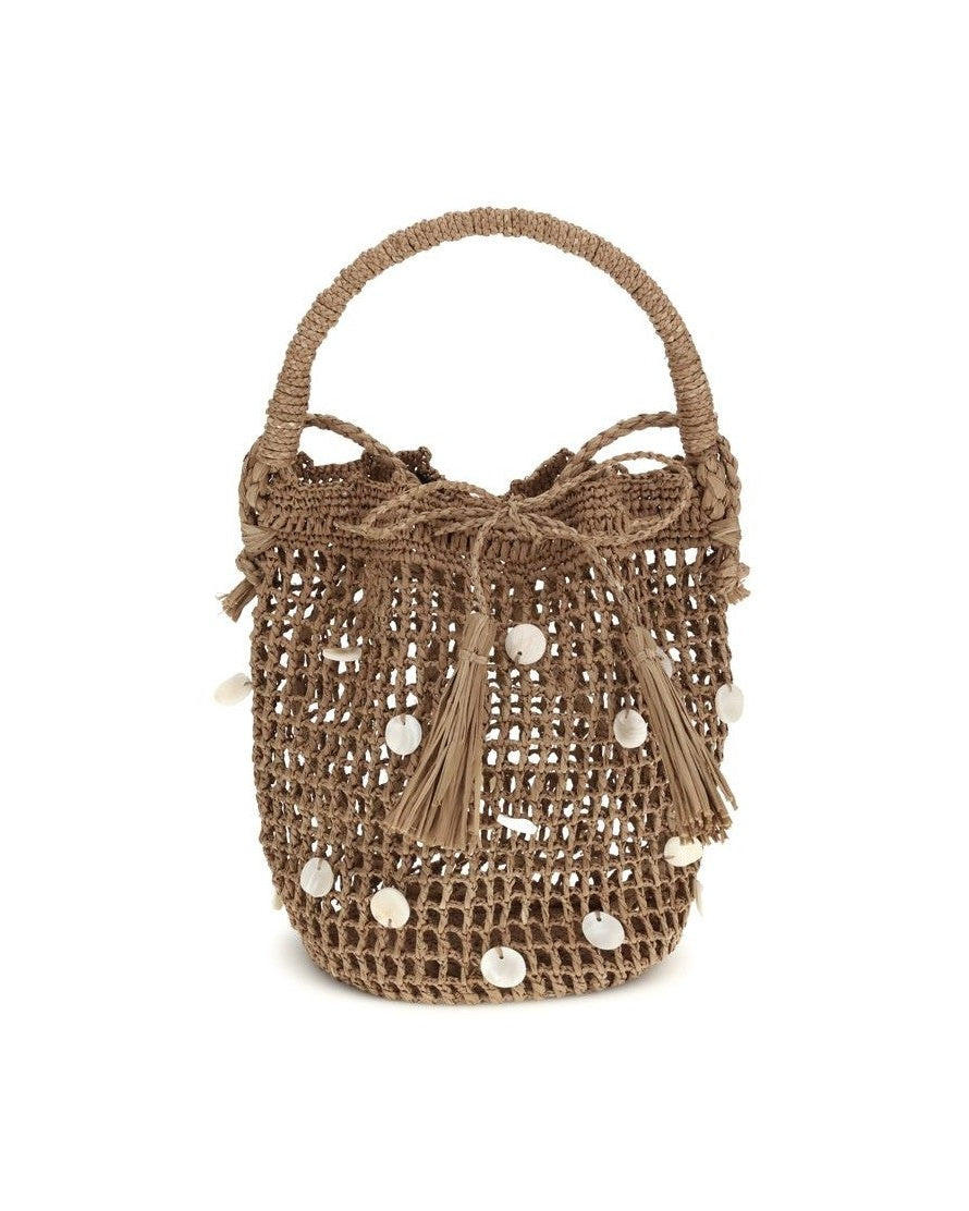 Alanui Brown Raffia Shoulder Bag Glam Steals