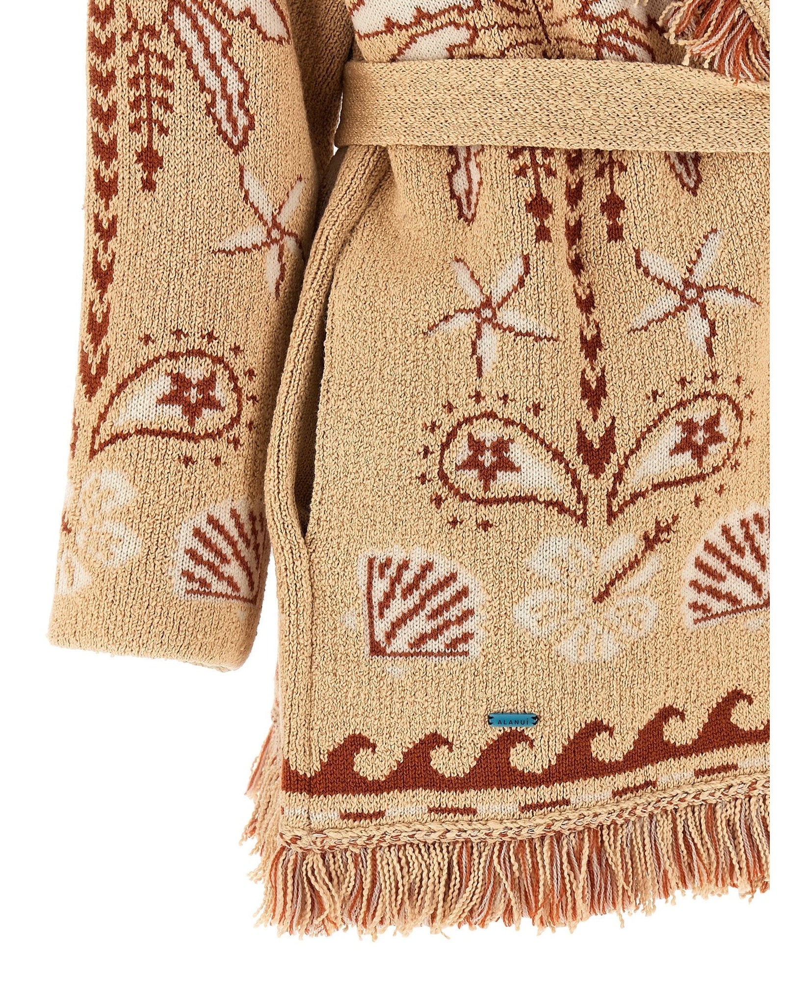 Alanui Echoes Of The Island Cardigan Glam Steals