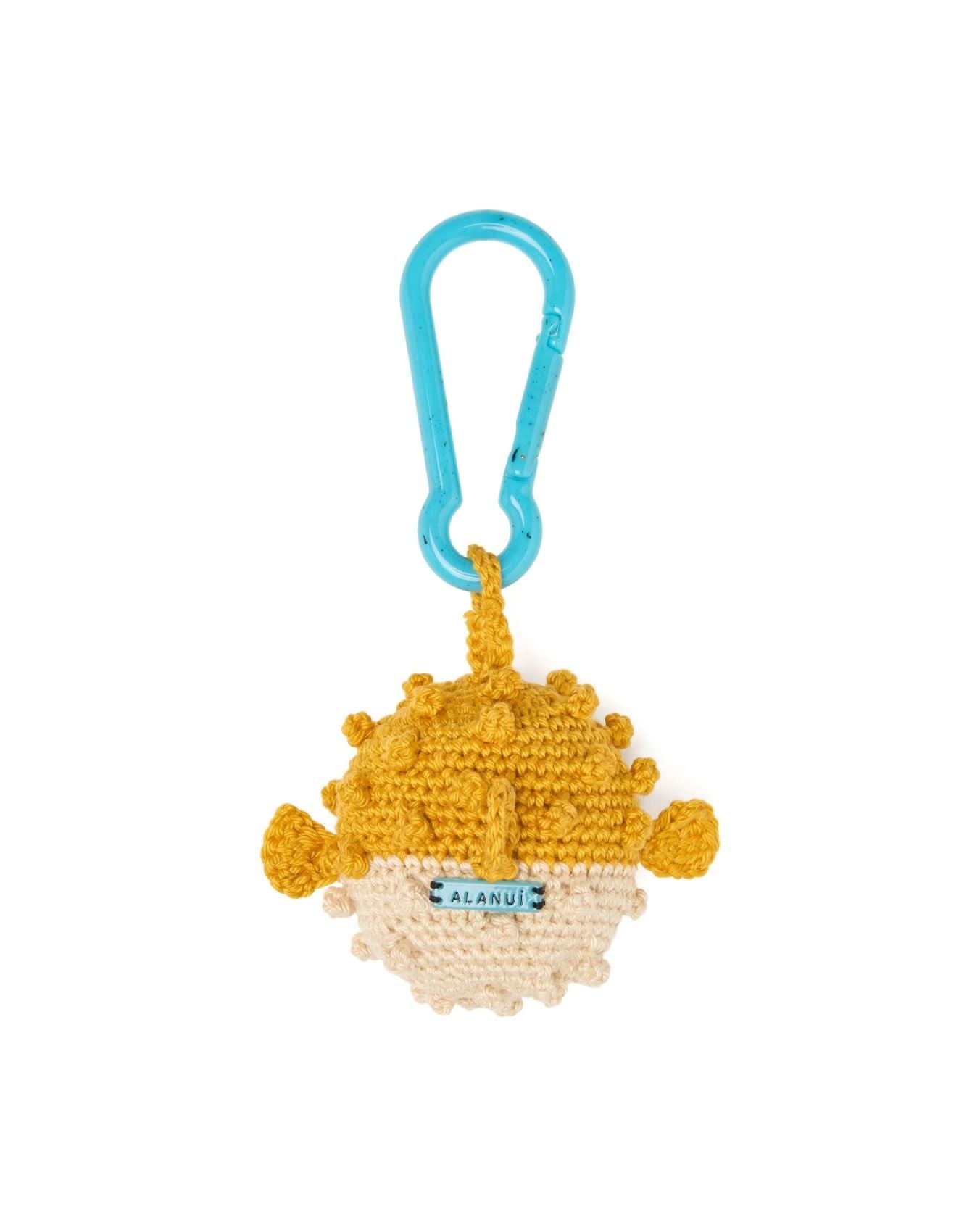 Alanui Yellow Keychains Small Leather Goods