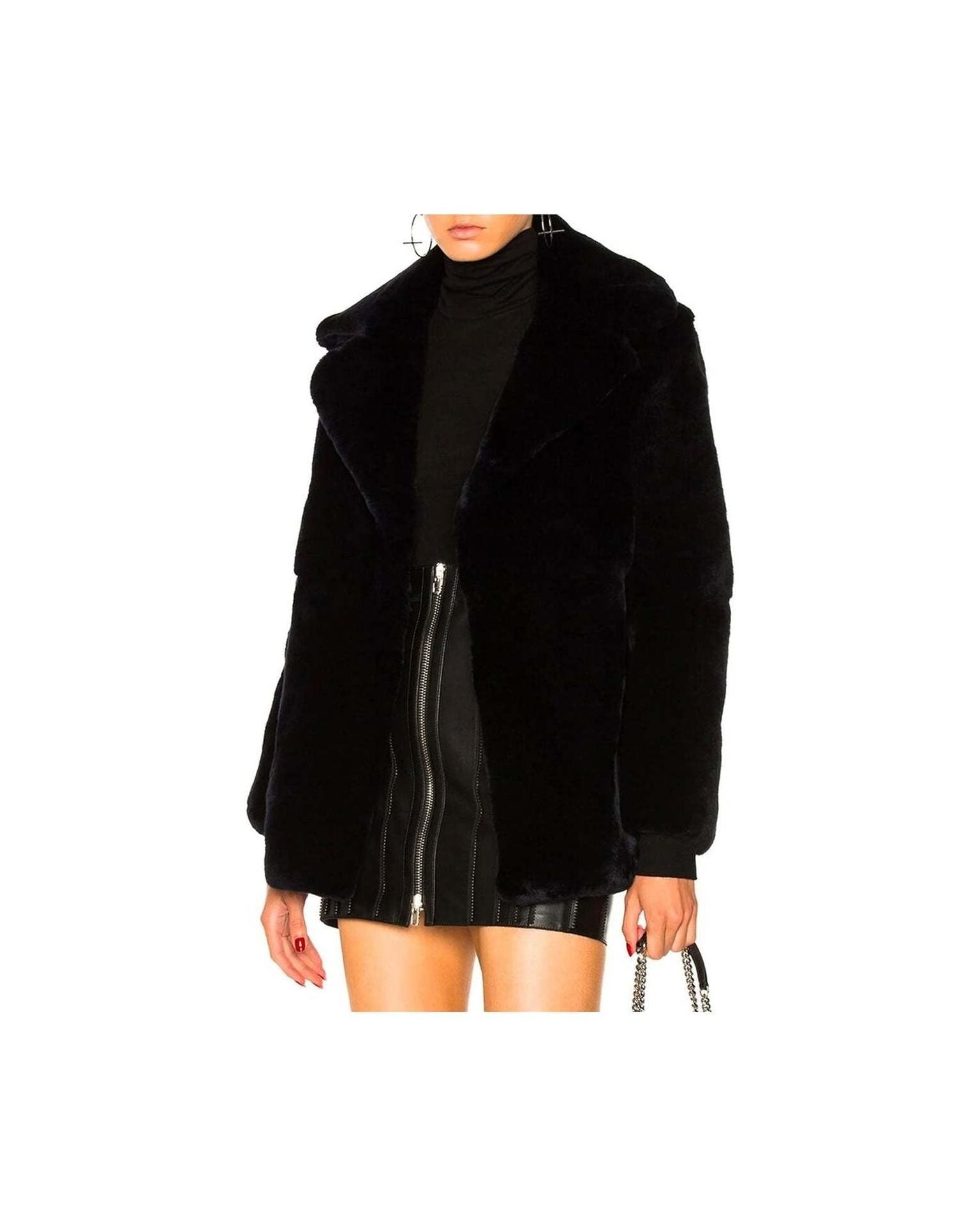 Alberta Ferretti Friday Rabbit Fur Jacket Glam Steals